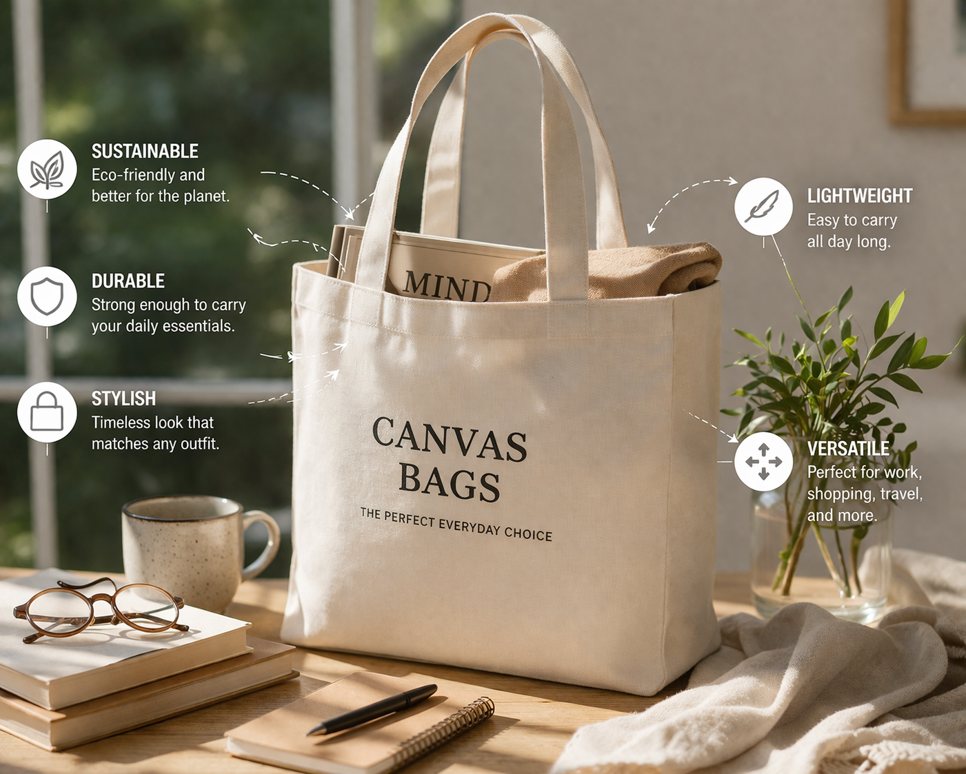 Why Canvas Bags Are the Perfect Everyday Choice